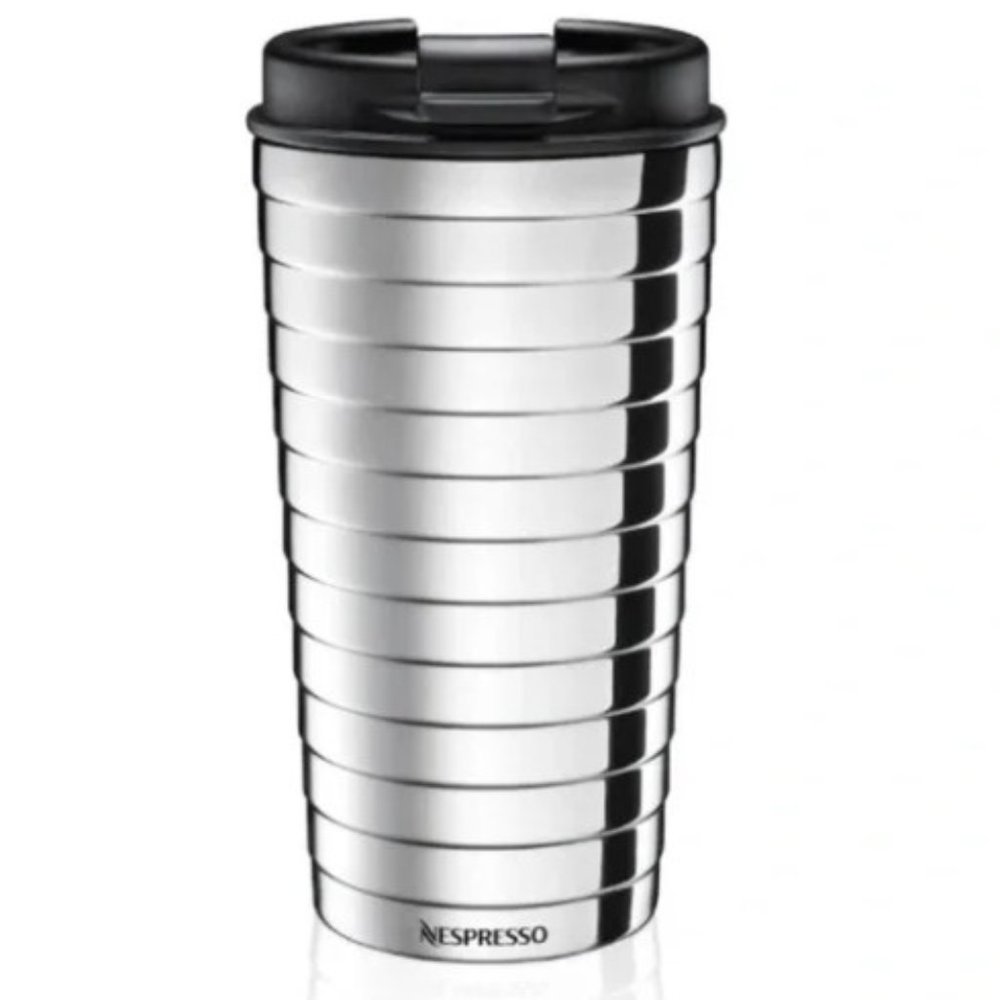 NWT Nespresso Nomad Touch (Silver) Travel Mug